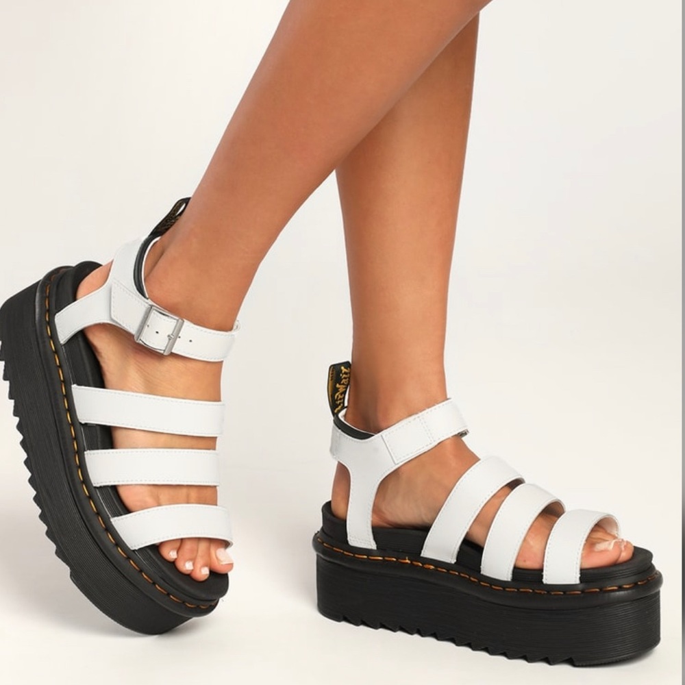 Doc Marten’s Blair Sandal in White BNWT Size 6